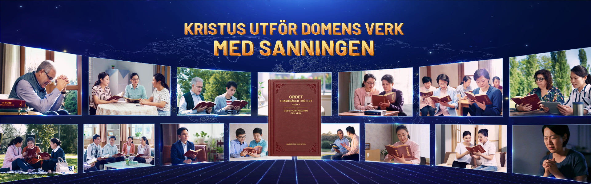 Kristus utför domens verk med sanningen